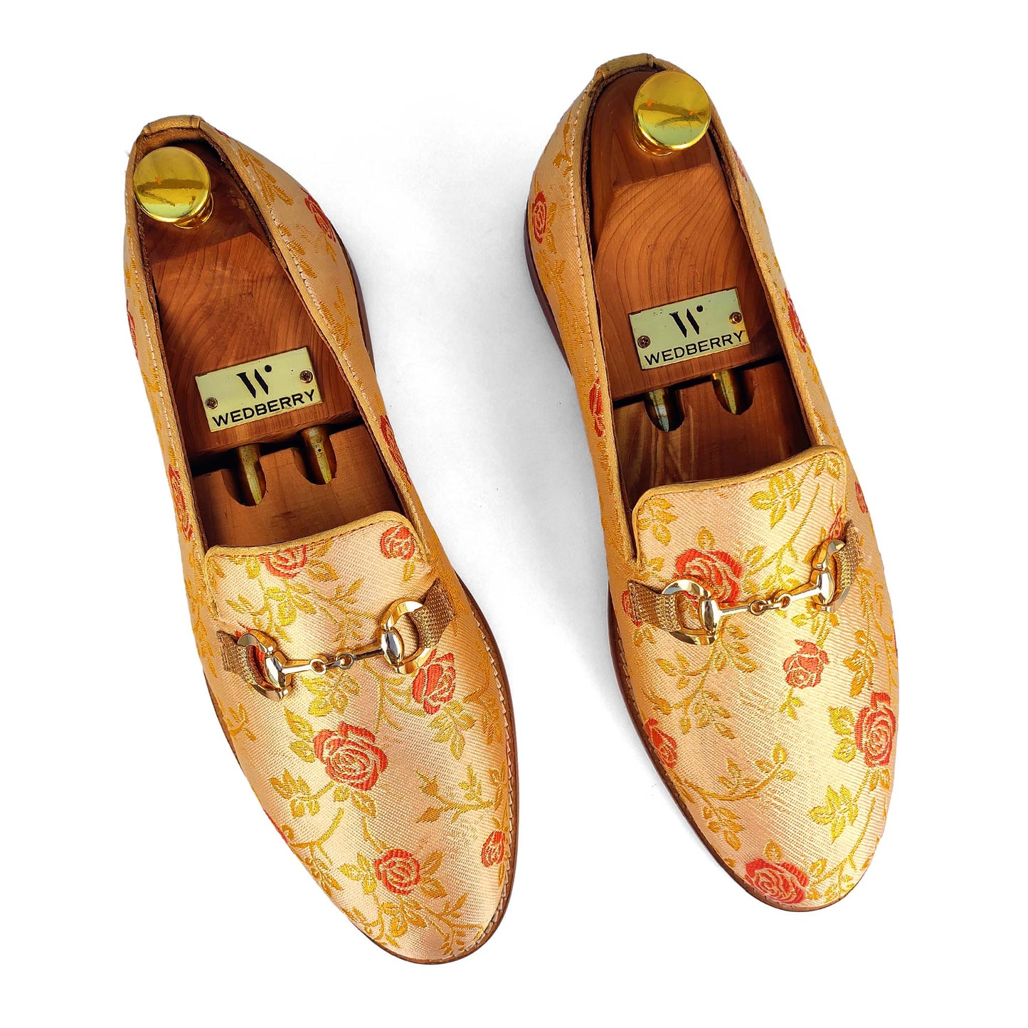 Creme Cherry Buckle Slipon Loafer for Men