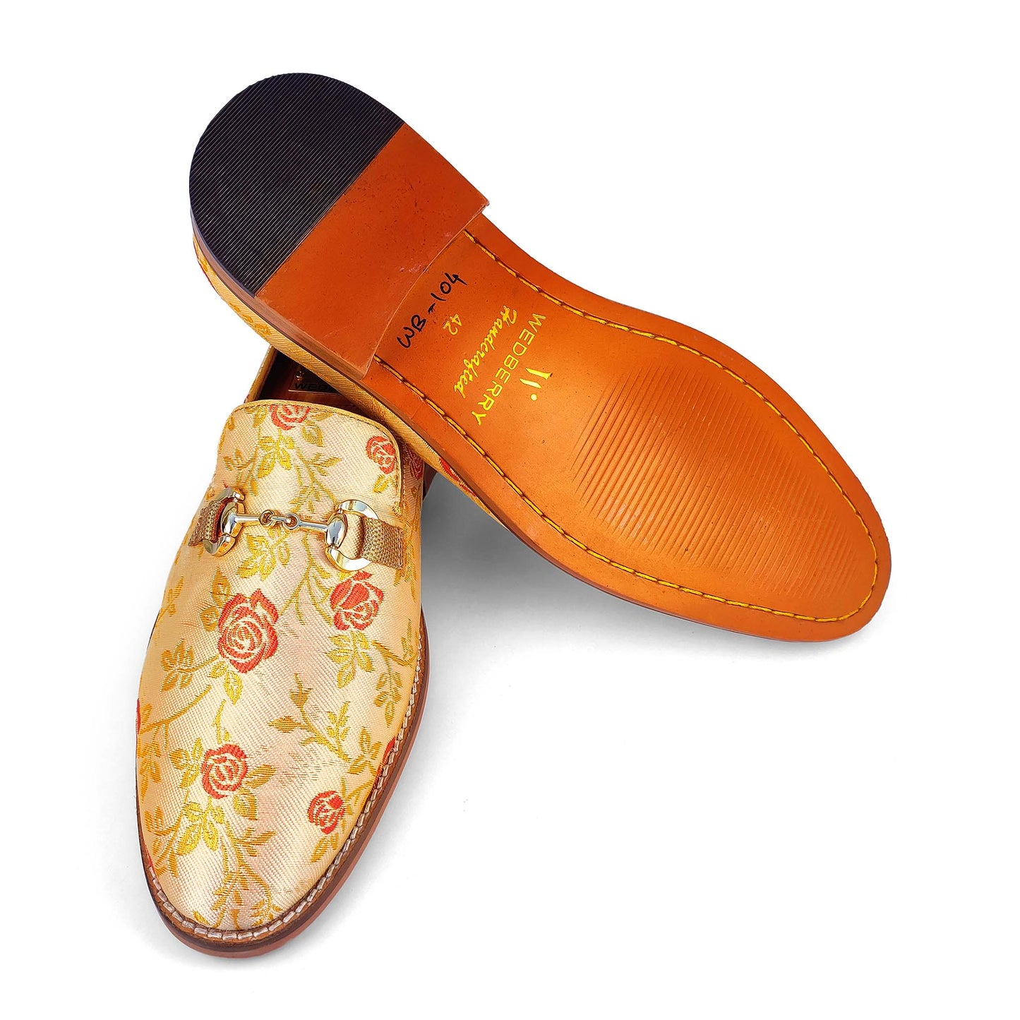 Creme Cherry Buckle Slipon Loafer for Men