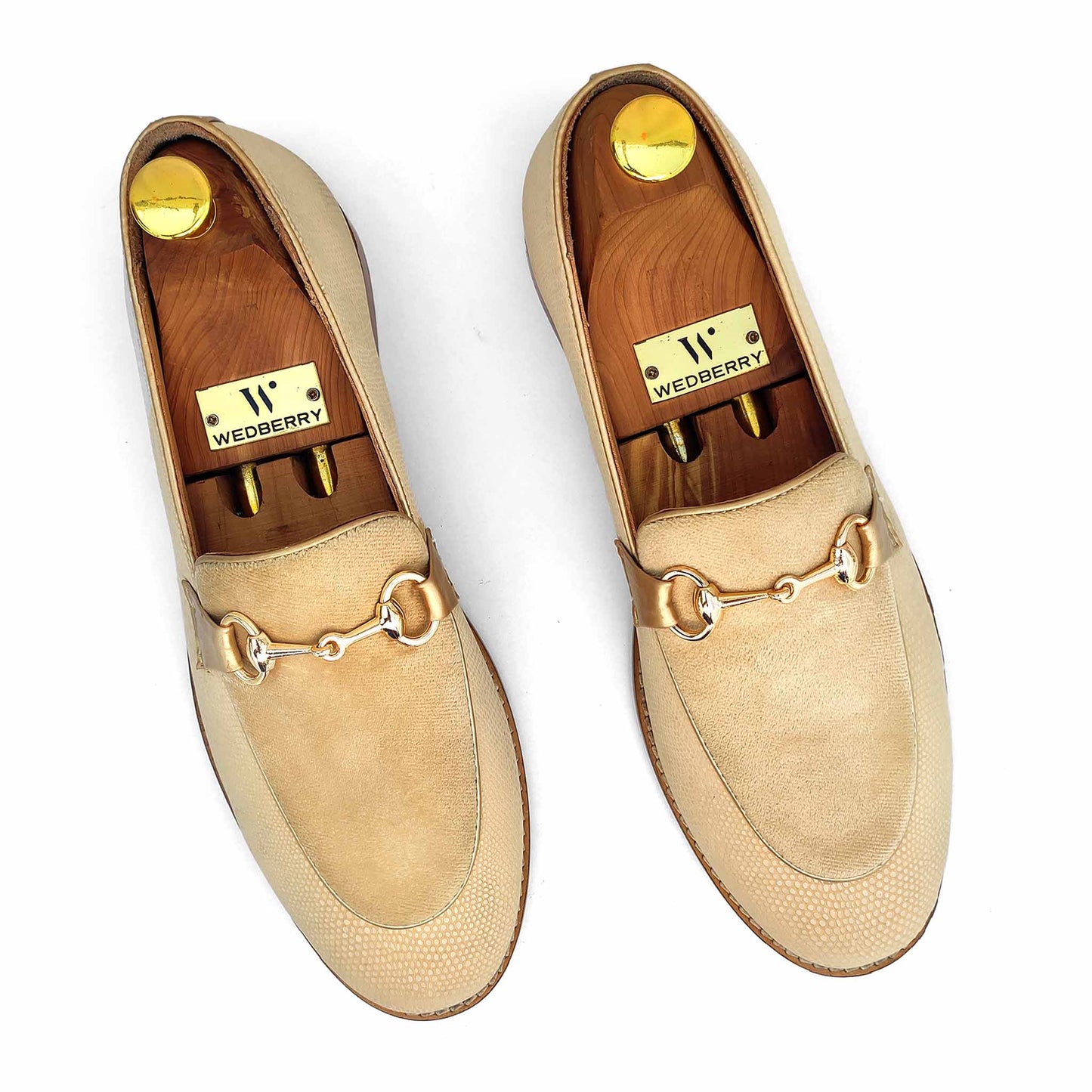 Ivory Hugo Buckle Apron Python Slip-on for Men