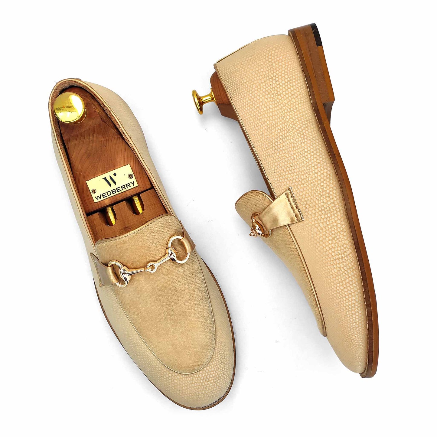Ivory Hugo Buckle Apron Python Slip-on for Men