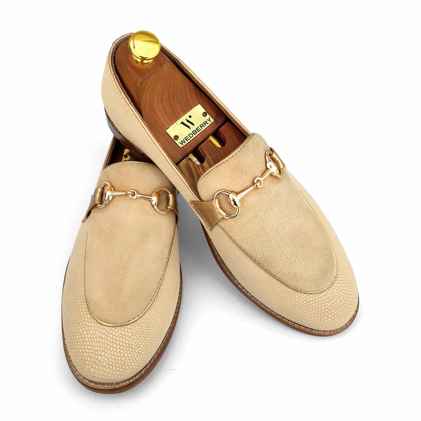 Ivory Hugo Buckle Apron Python Slip-on for Men