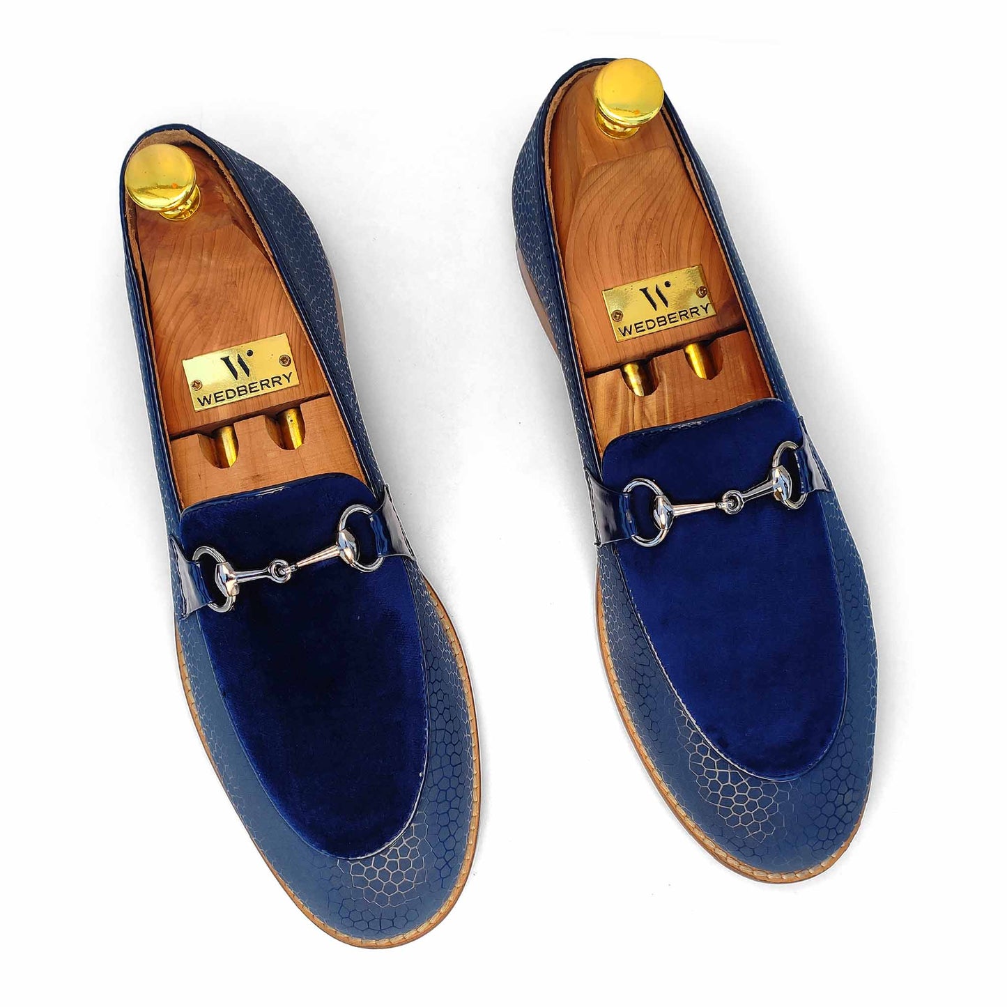 Blue Hugo Buckle Apron Spidy Slip-on for Men