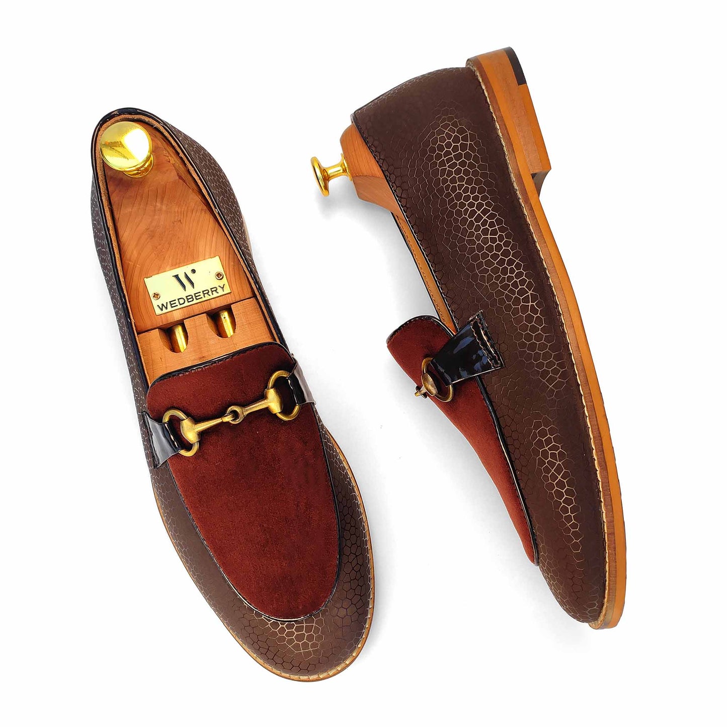 Brown Hugo Buckle Apron Spidy Slip-on for Men