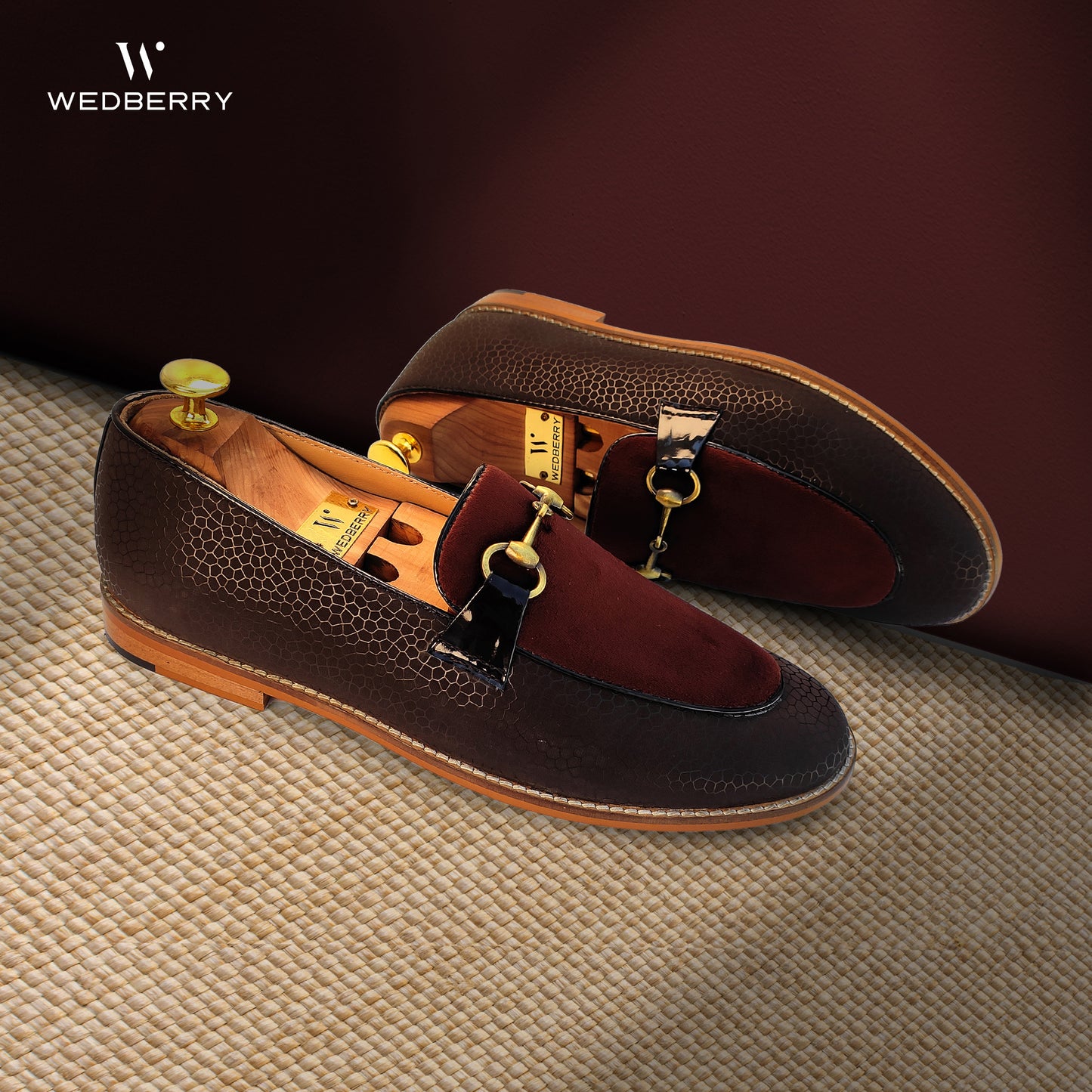 Brown Hugo Buckle Apron Spidy Slip-on for Men