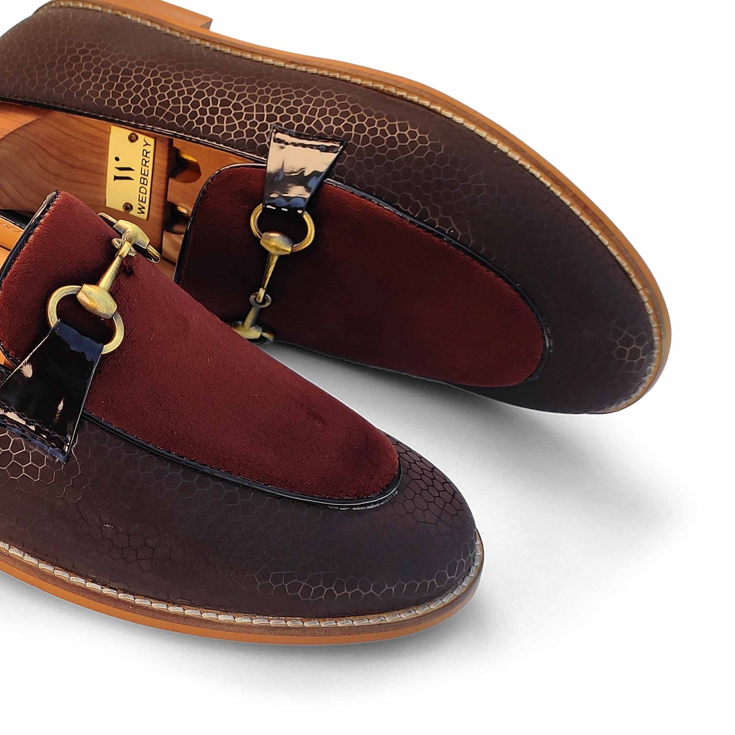 Brown Hugo Buckle Apron Spidy Slip-on for Men