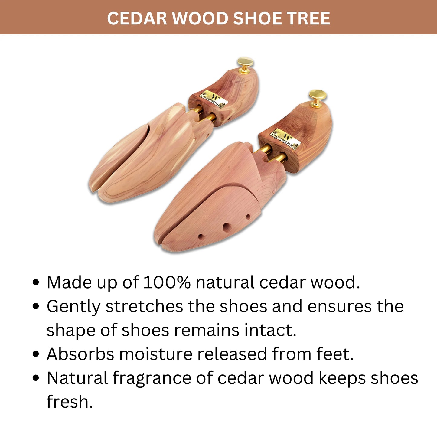 Wedberry x Pro Co Branded Original Cedar Wood Shoe Tree