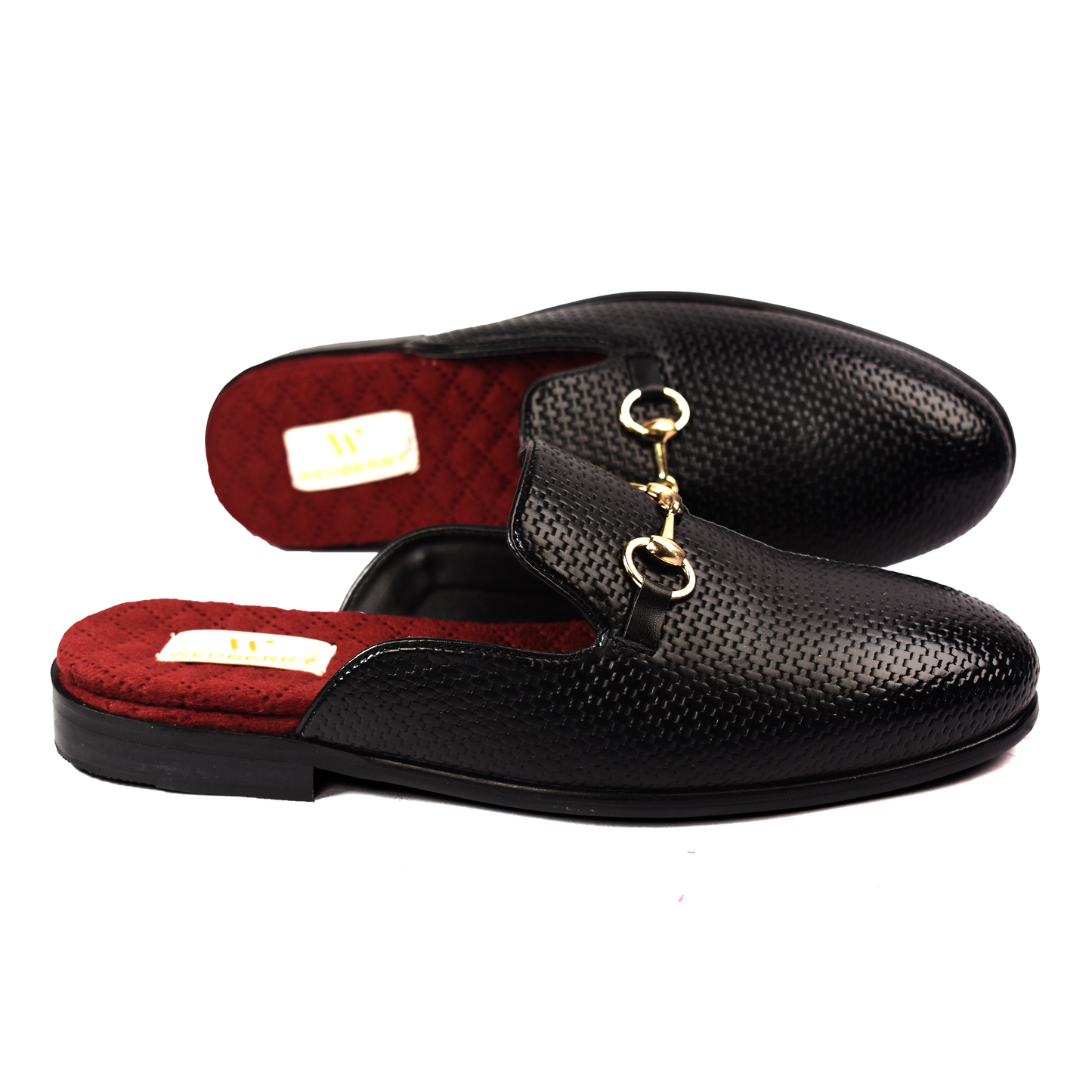 Fershire Black Half Shoes / Mules