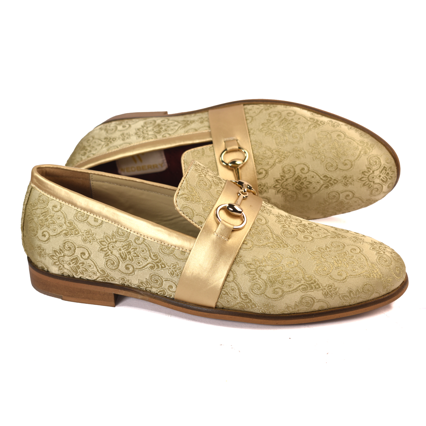 Brocket with Gold Buckle & Strap