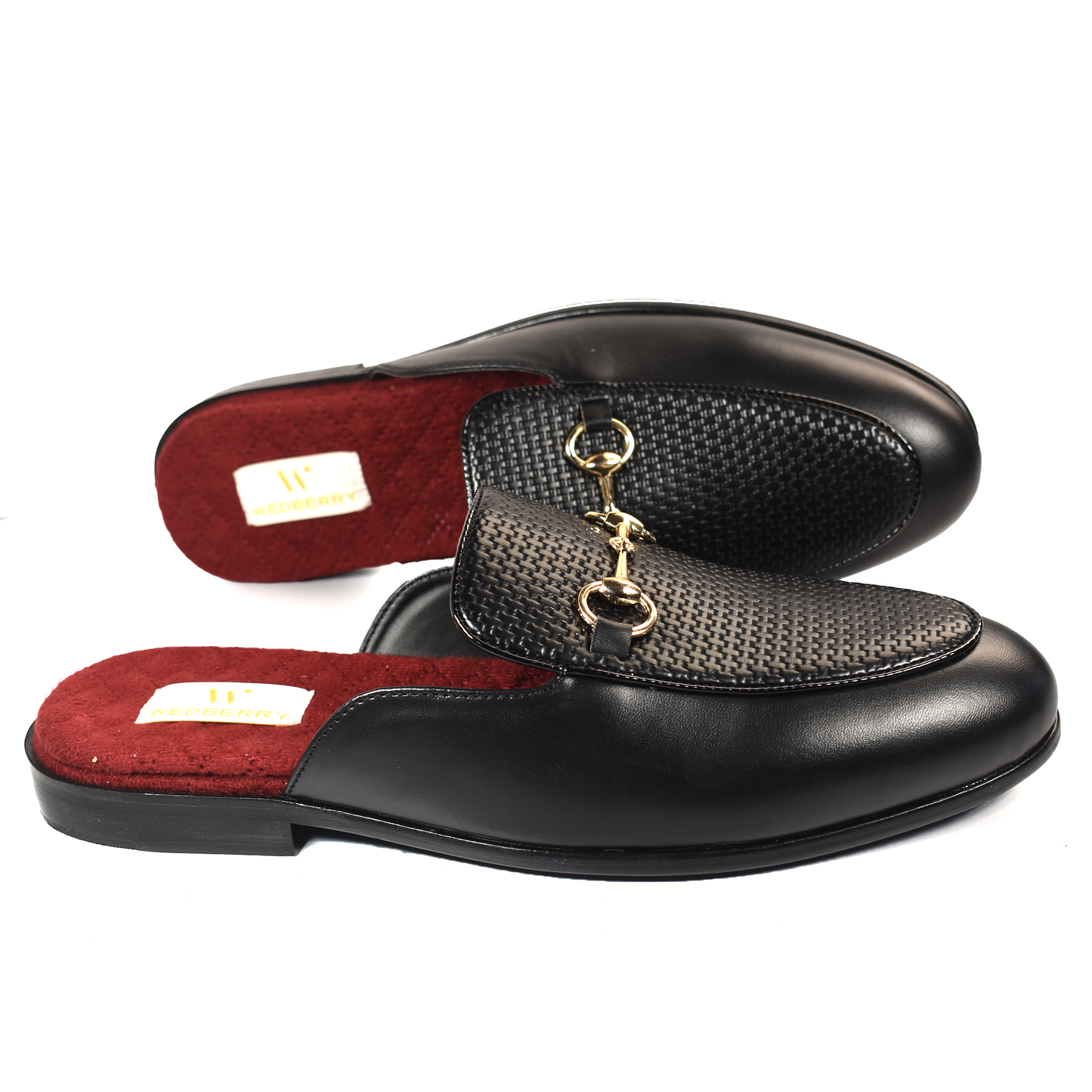 Pravian Black Half Shoes / Mules
