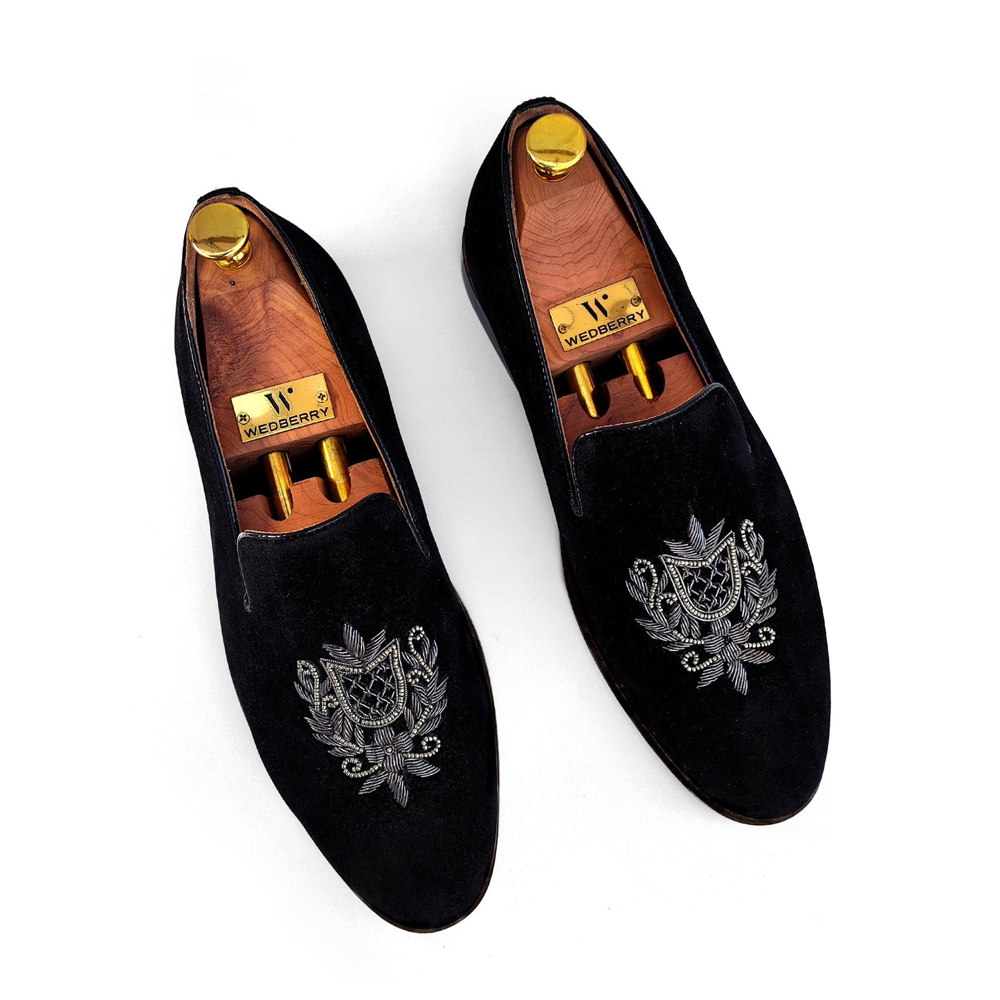 Black Velvet Zardozi Handwork for Men