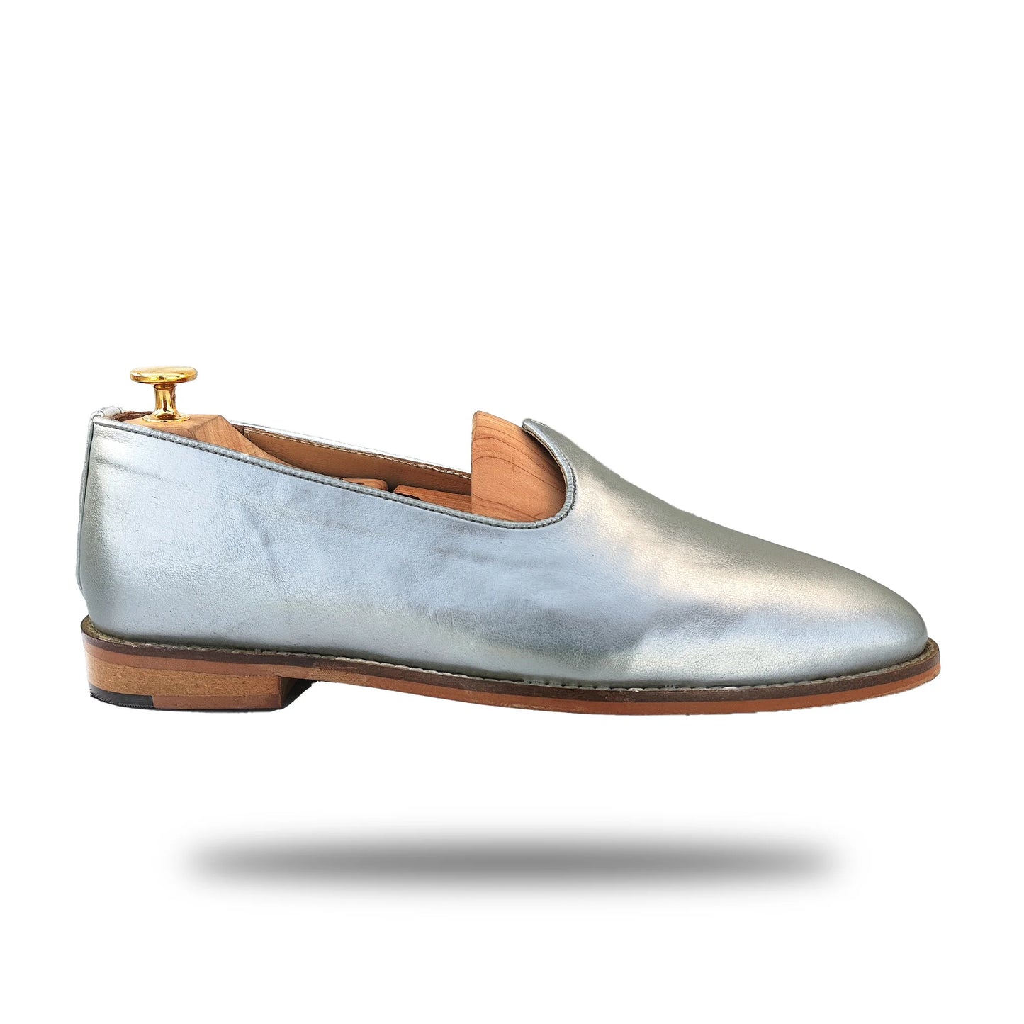 Silver Wedding Shoes Mojari for Men