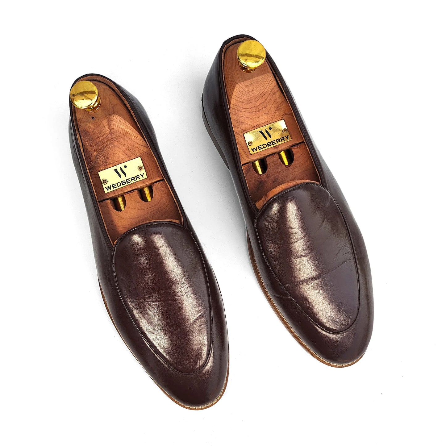 Brown Jave Apron Python Slipon Loafer for Men