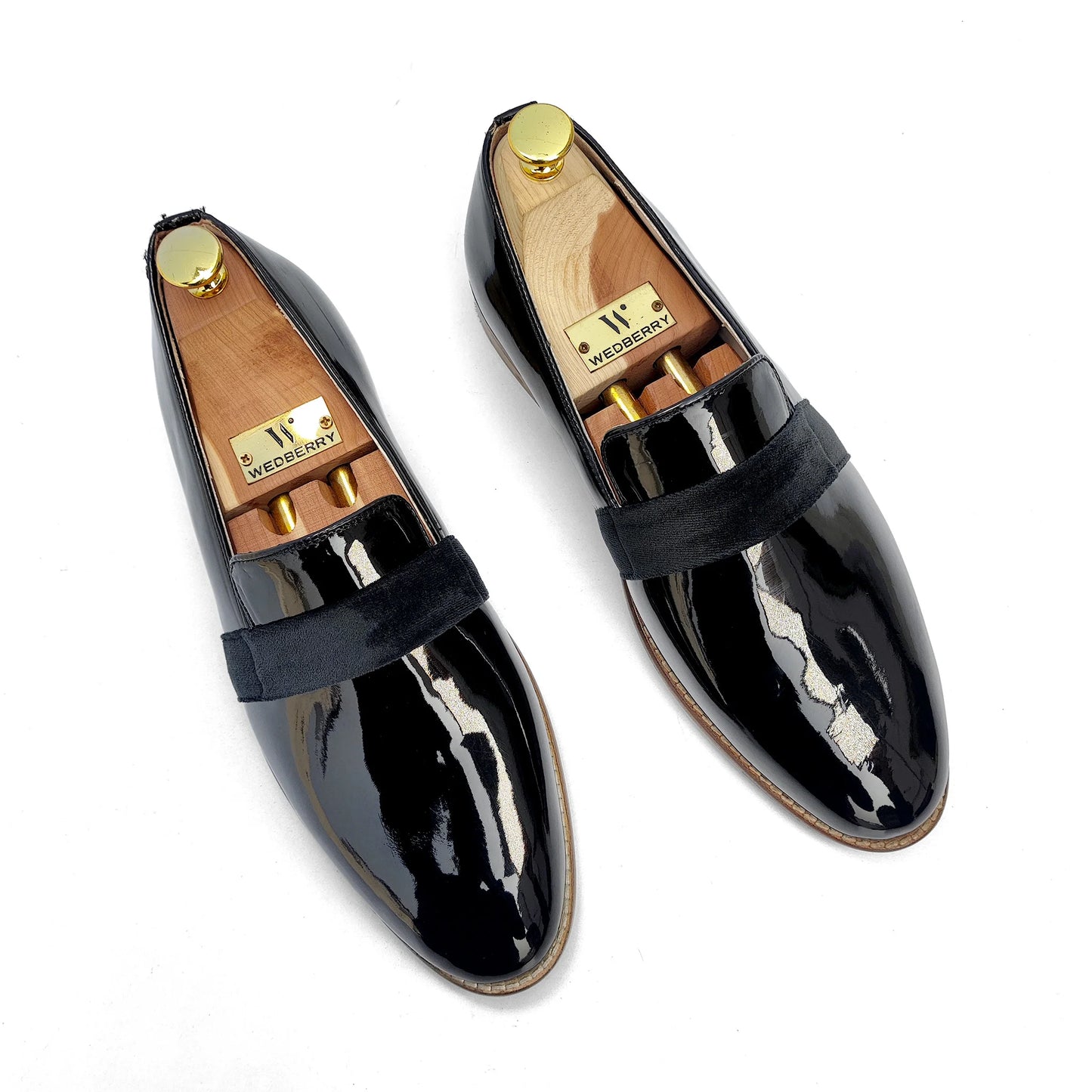 Black Hugo Strap Party Shoes for Men