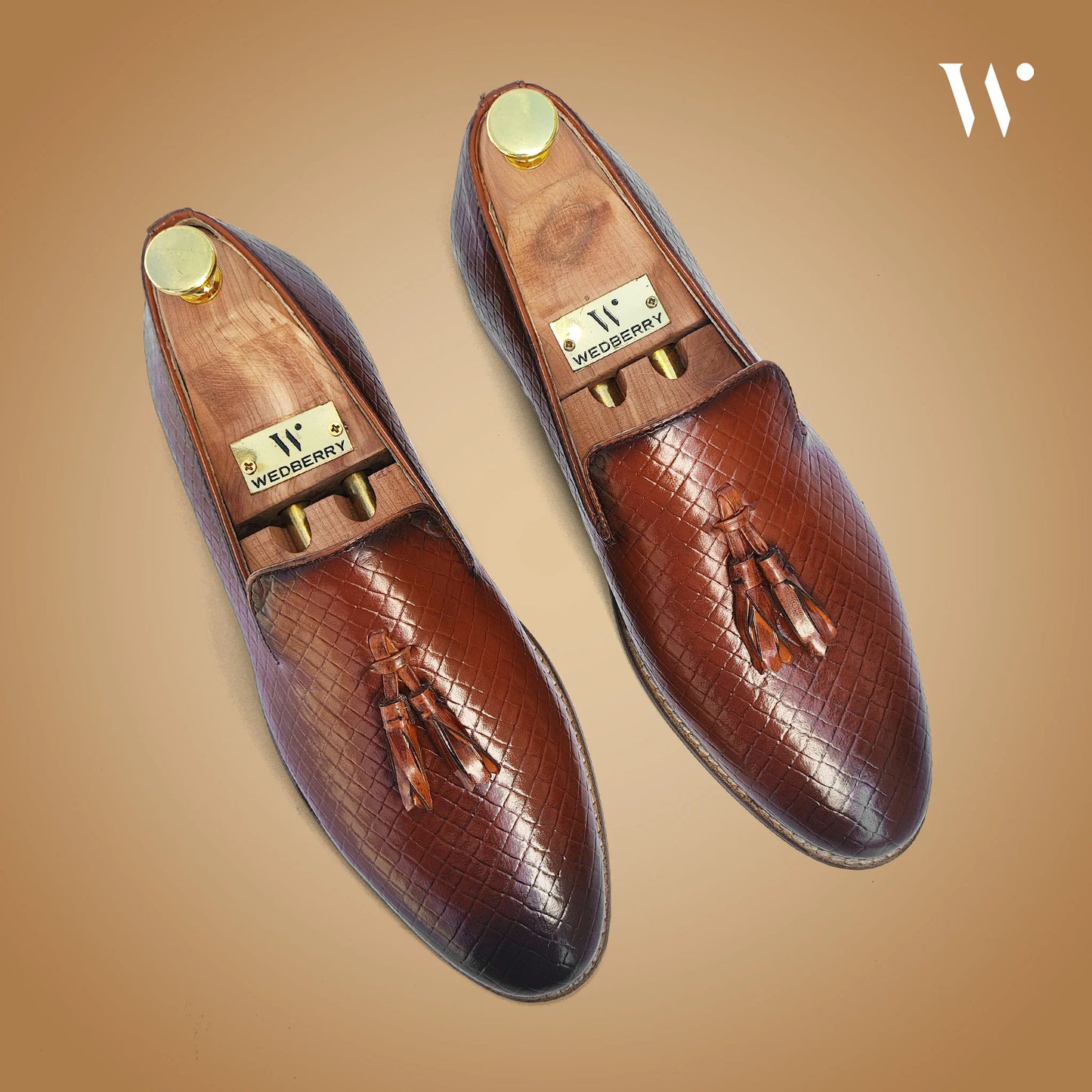 Burnish Tan Woven Style Tassle