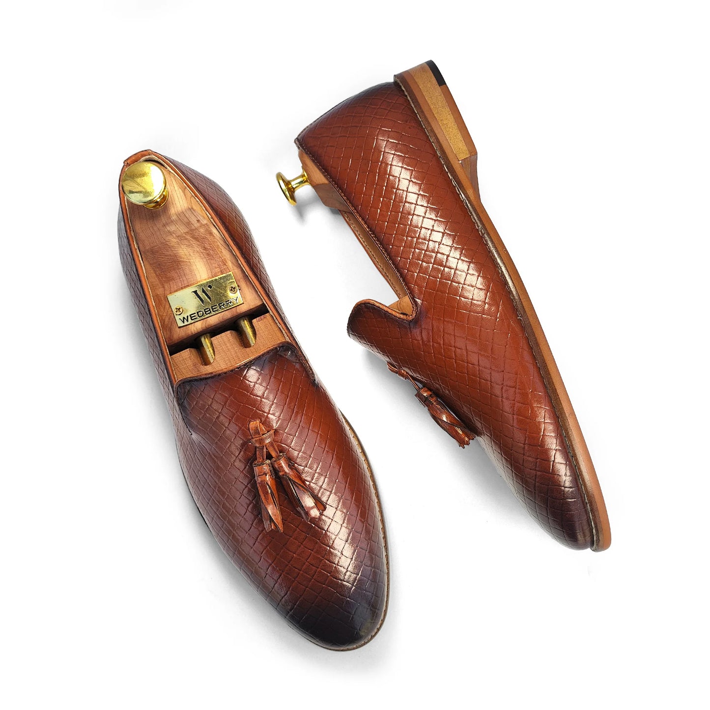 Burnish Tan Woven Style Tassle