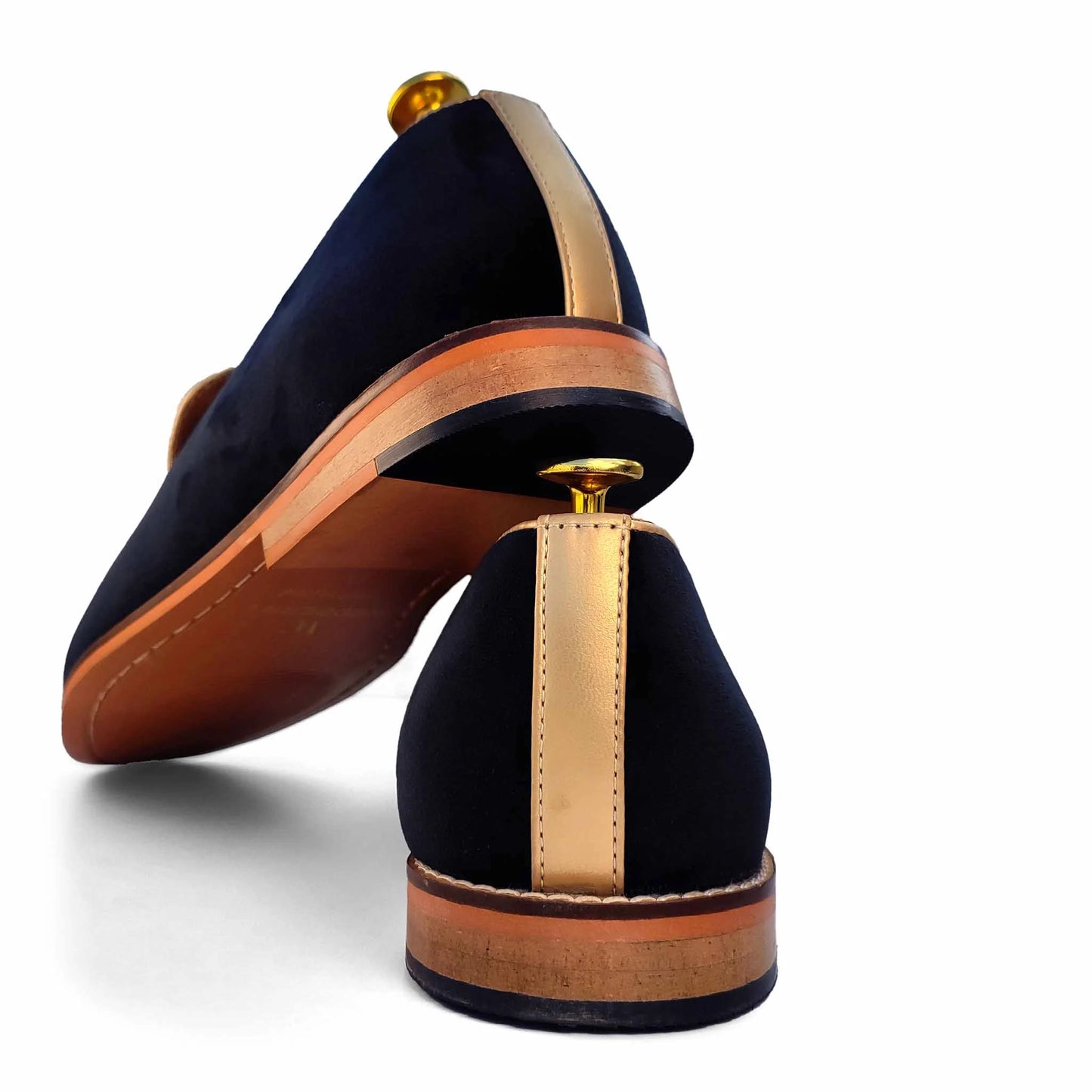 Forest Green Velvet Antique Gold Zardozi Handwork Wedding Shoes Ethnic Mojari for Men