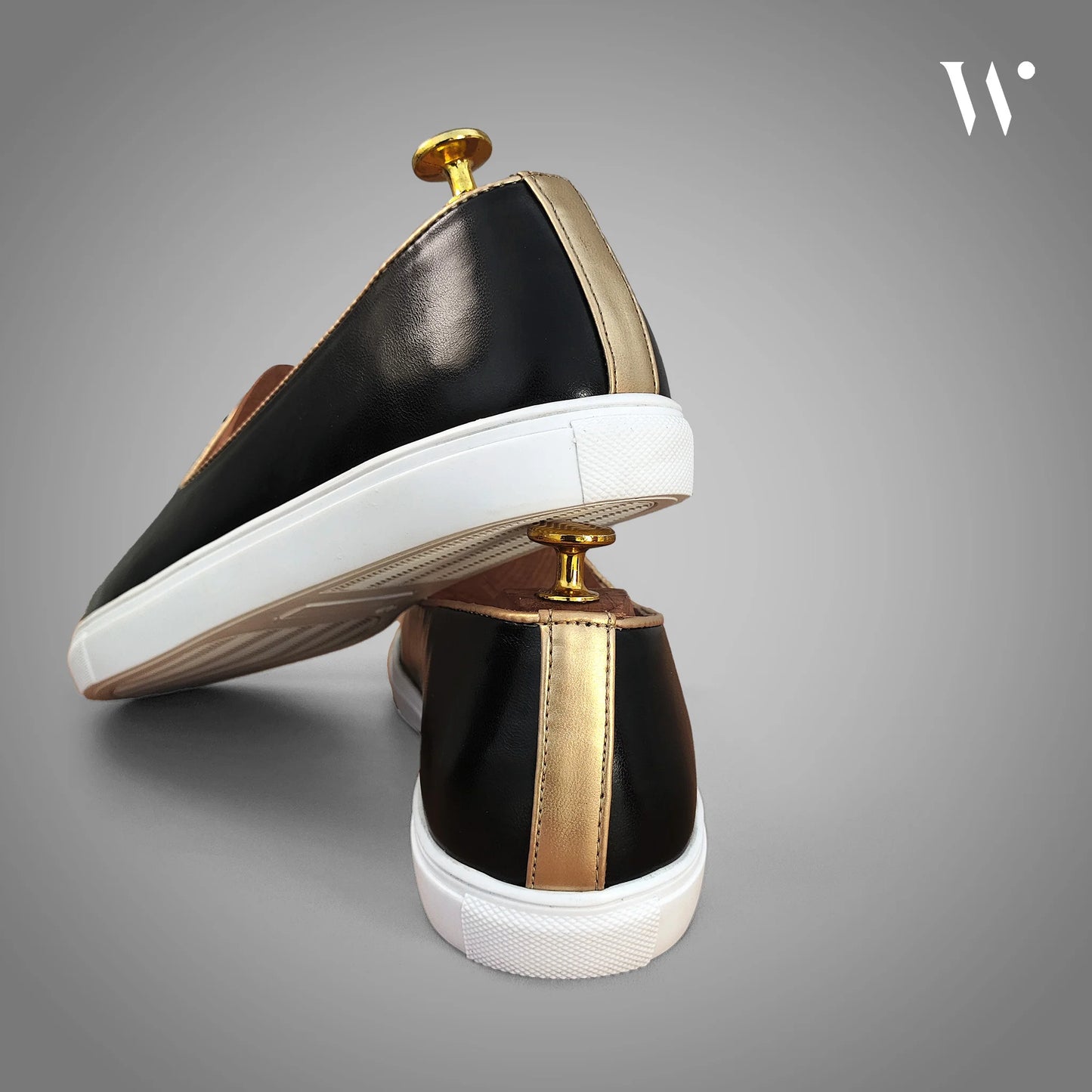 Black Zardozi Handwork Wedding Sneaker Shoes Ethnic Mojari for Men