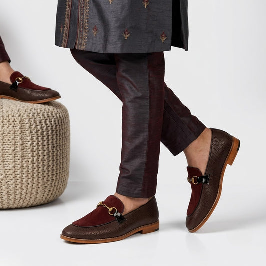 Brown Hugo Buckle Apron Spidy Slip-on for Men
