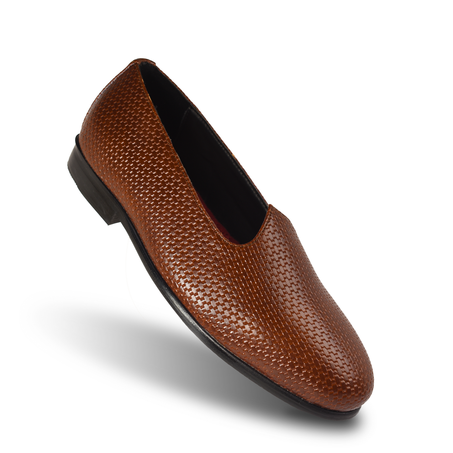 Criss Cross Strap Black Sandals for Men