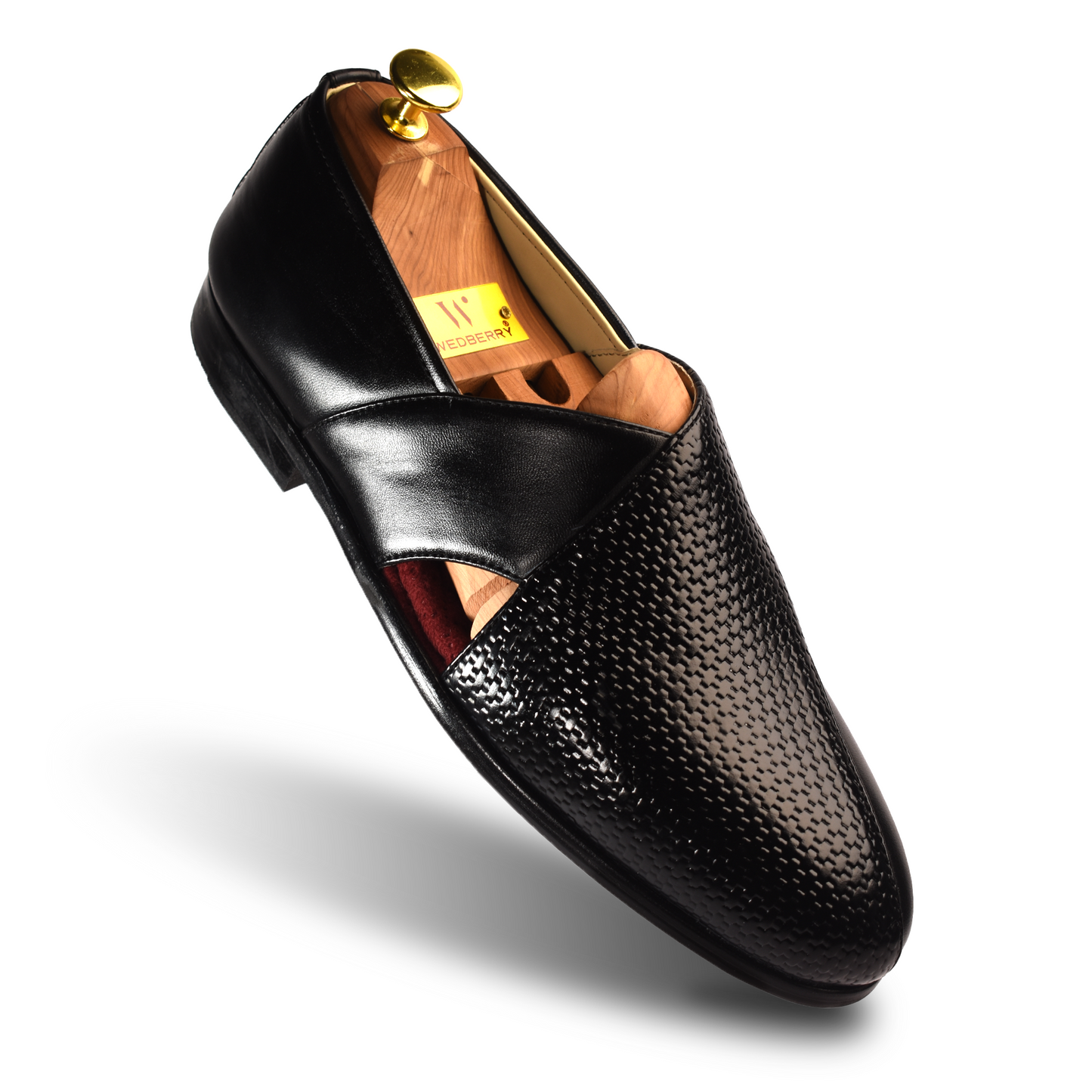 Pranoir Black Peshawari Sandals