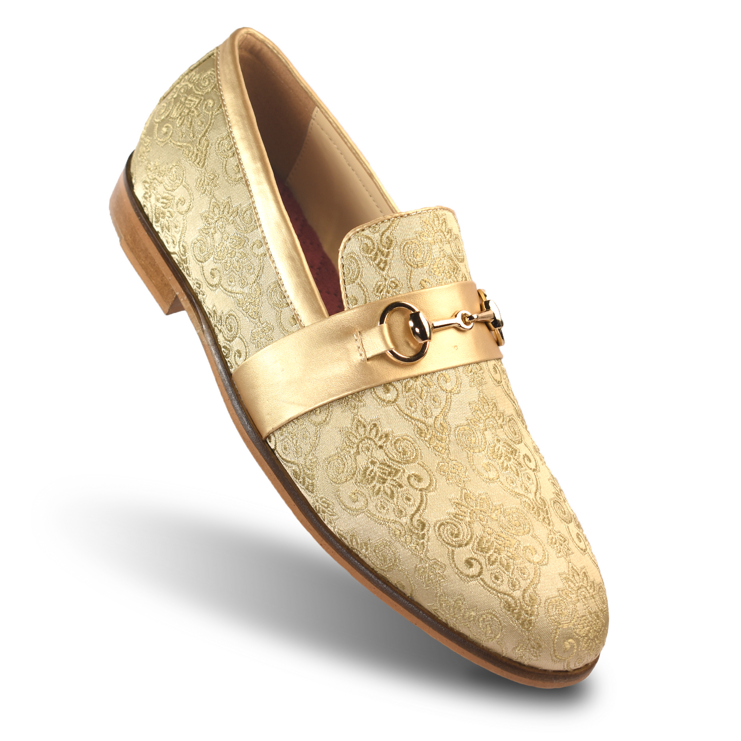 Brocket with Gold Buckle & Strap