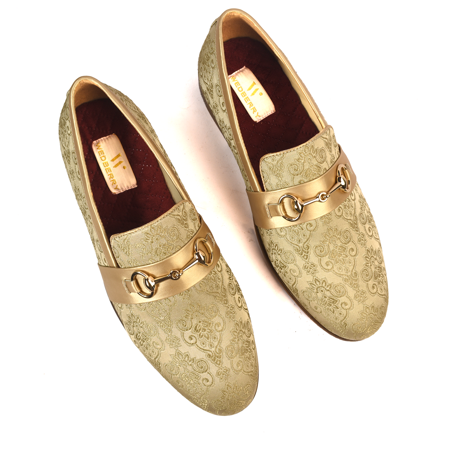 Brocket with Gold Buckle & Strap
