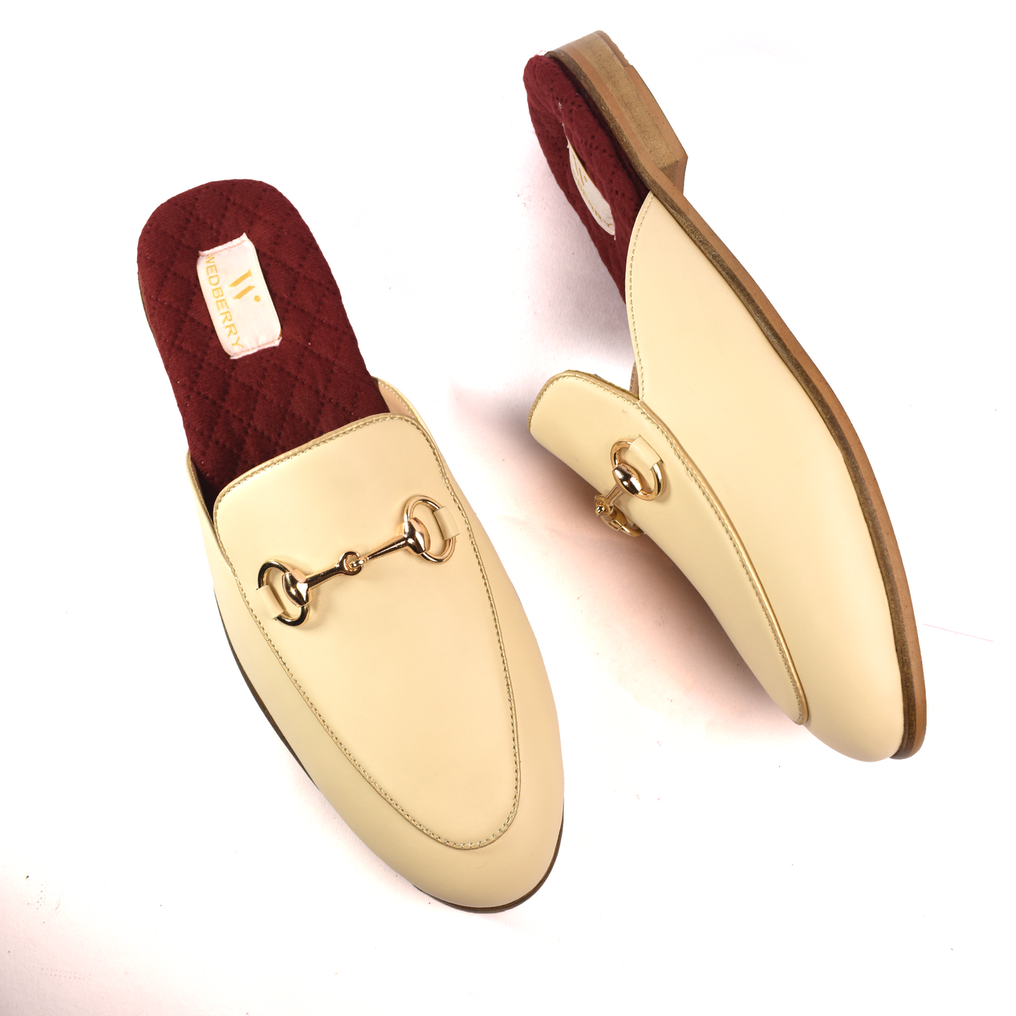 Pravian Crème Mules