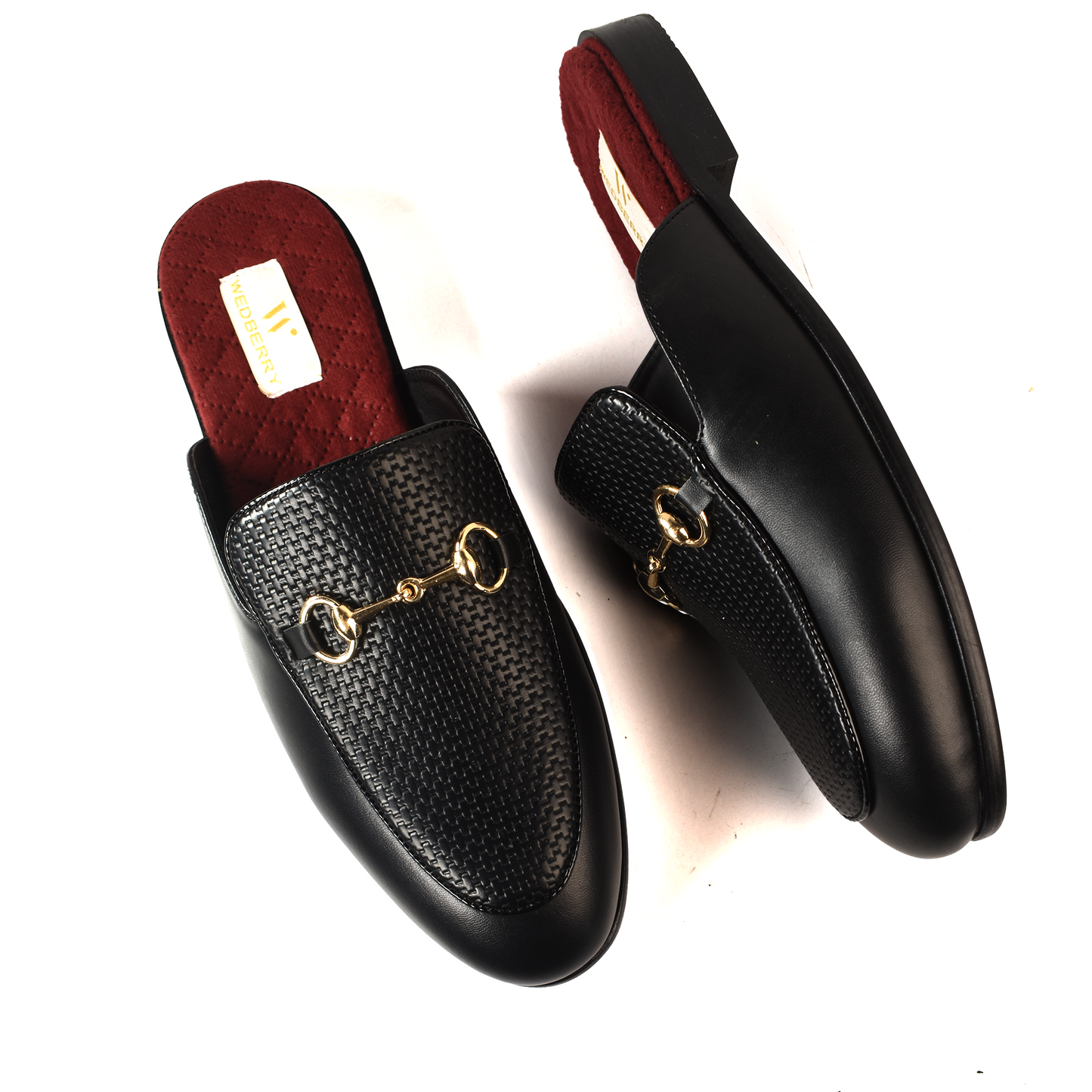 Pravian Black Half Shoes / Mules