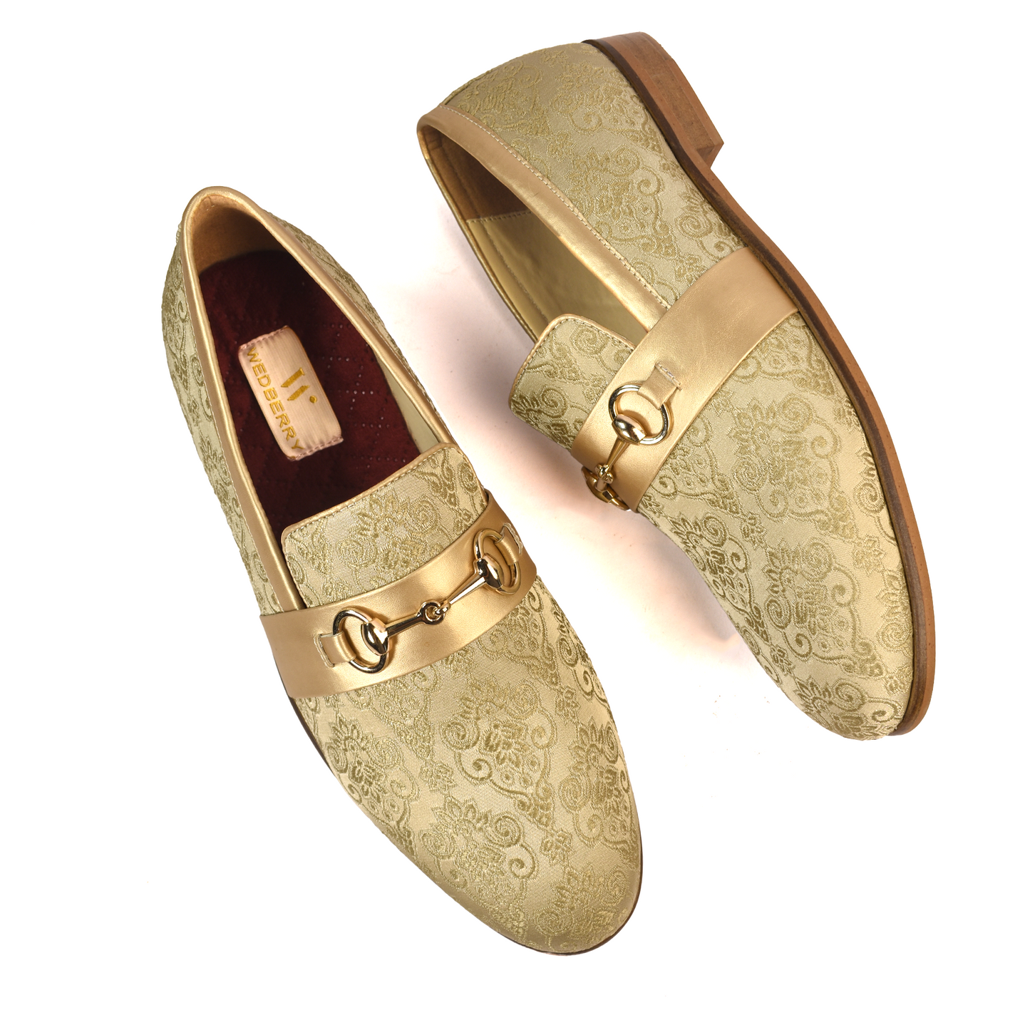 Brocket with Gold Buckle & Strap