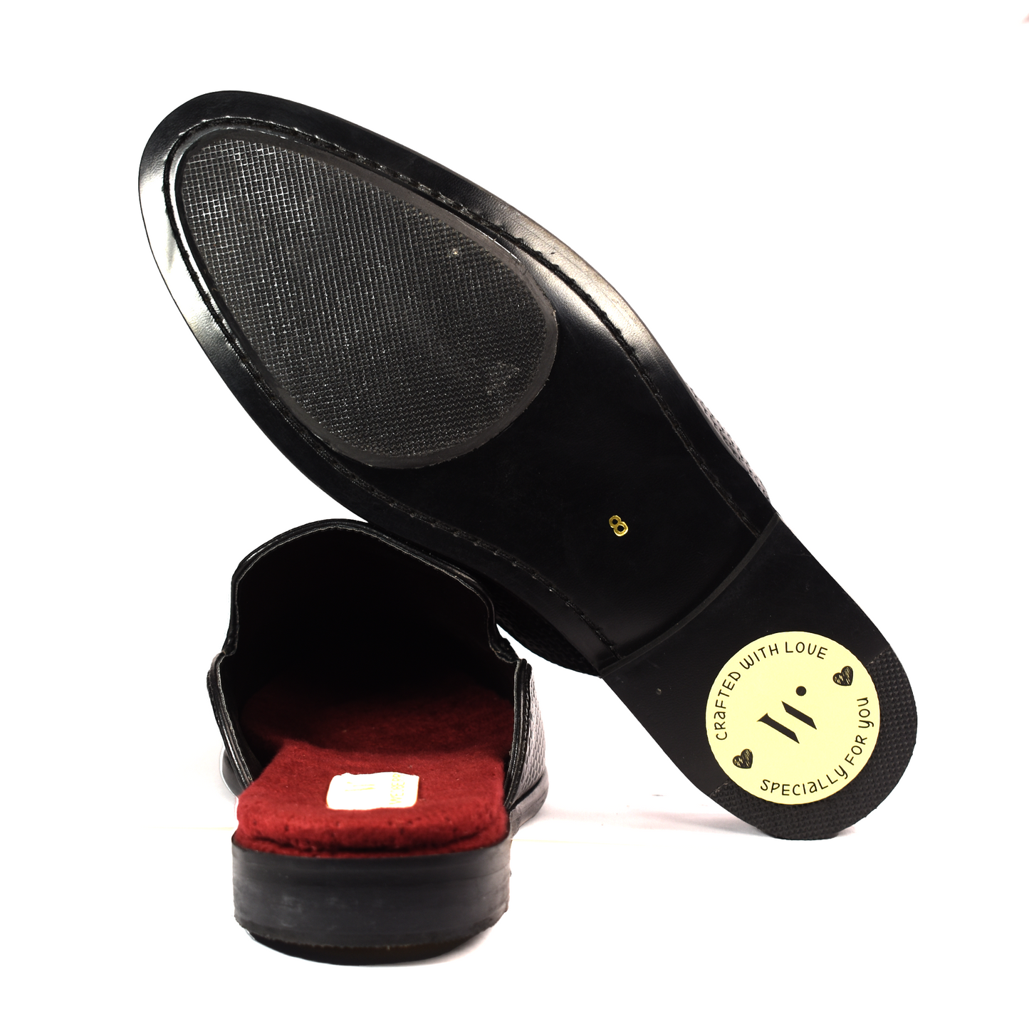 Fershire Black Half Shoes / Mules