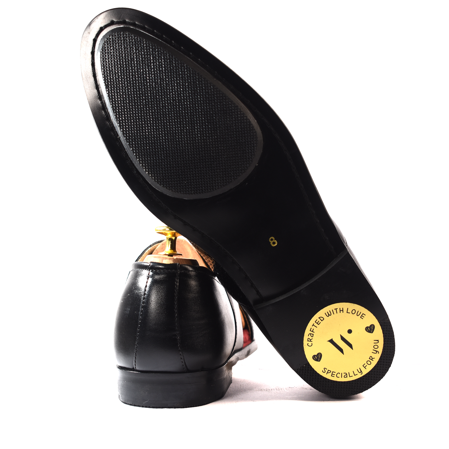Pranoir Black Peshawari Sandals