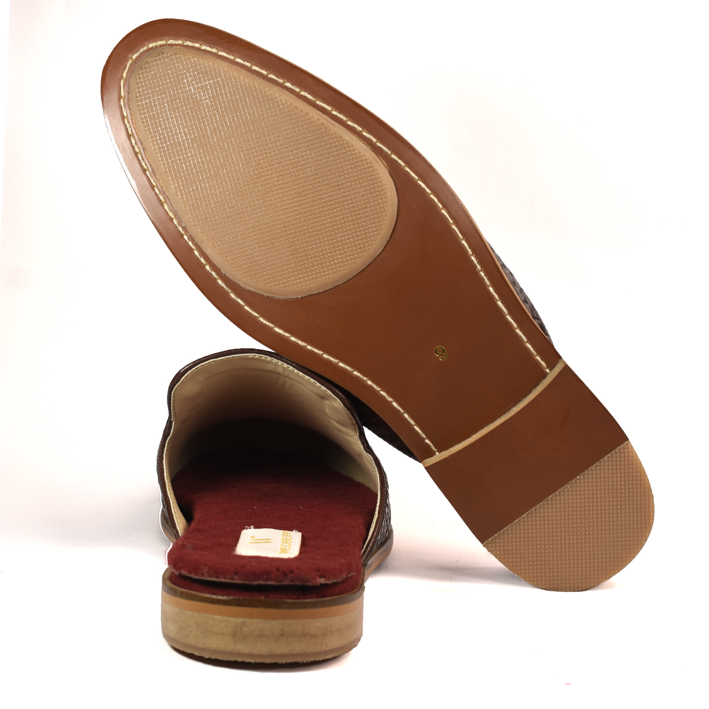 Glenshire Brown Half Shoes / Mules