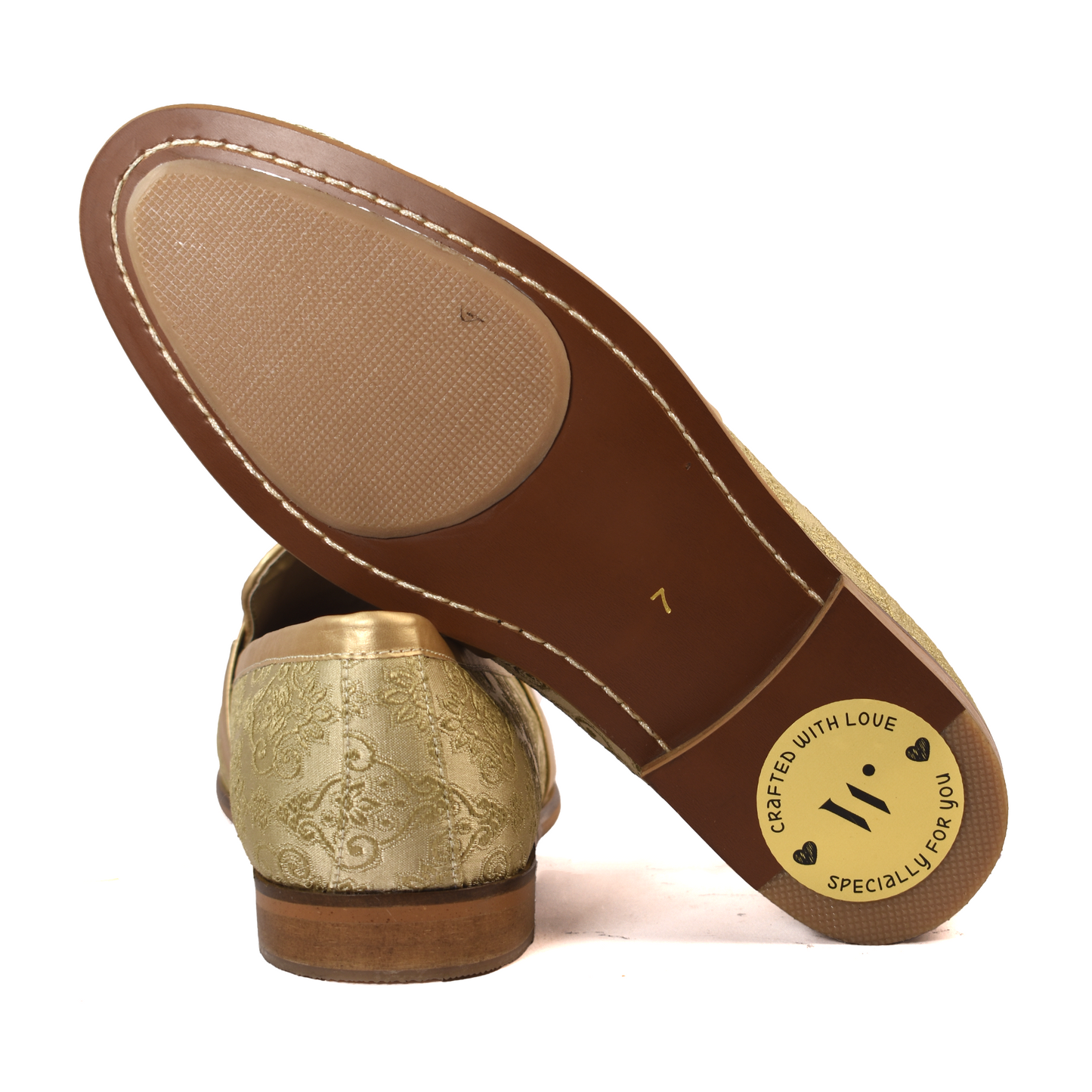 Brocket with Gold Buckle & Strap