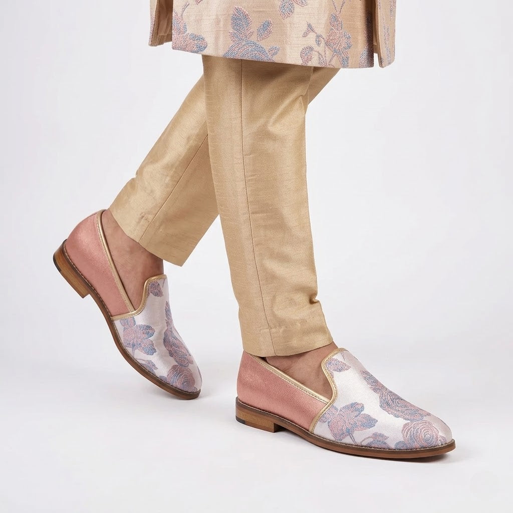 Lovender Flowers in Duet Pink and Peach
