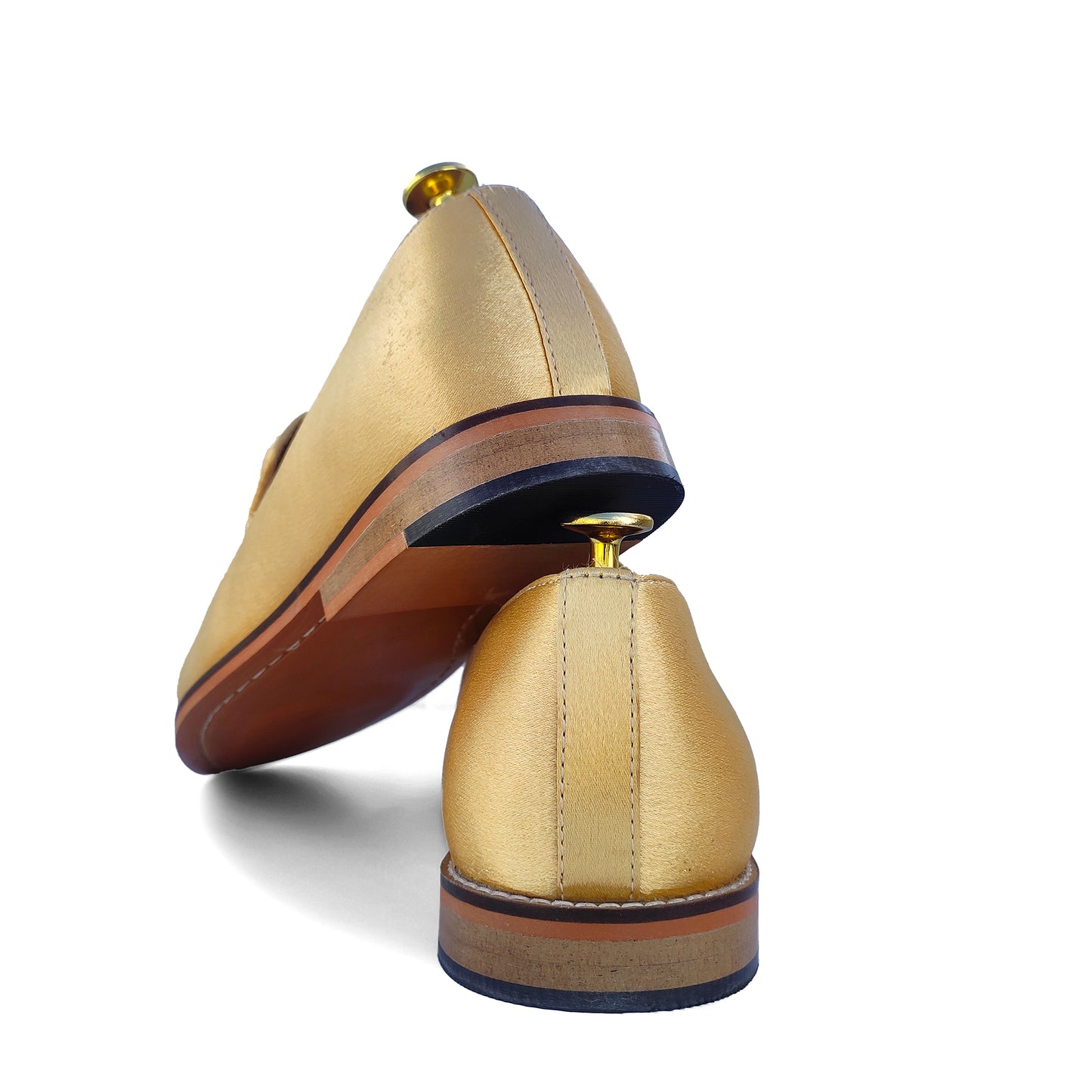 Gold Satin Silk with Golden Zardozi Handwork for Men