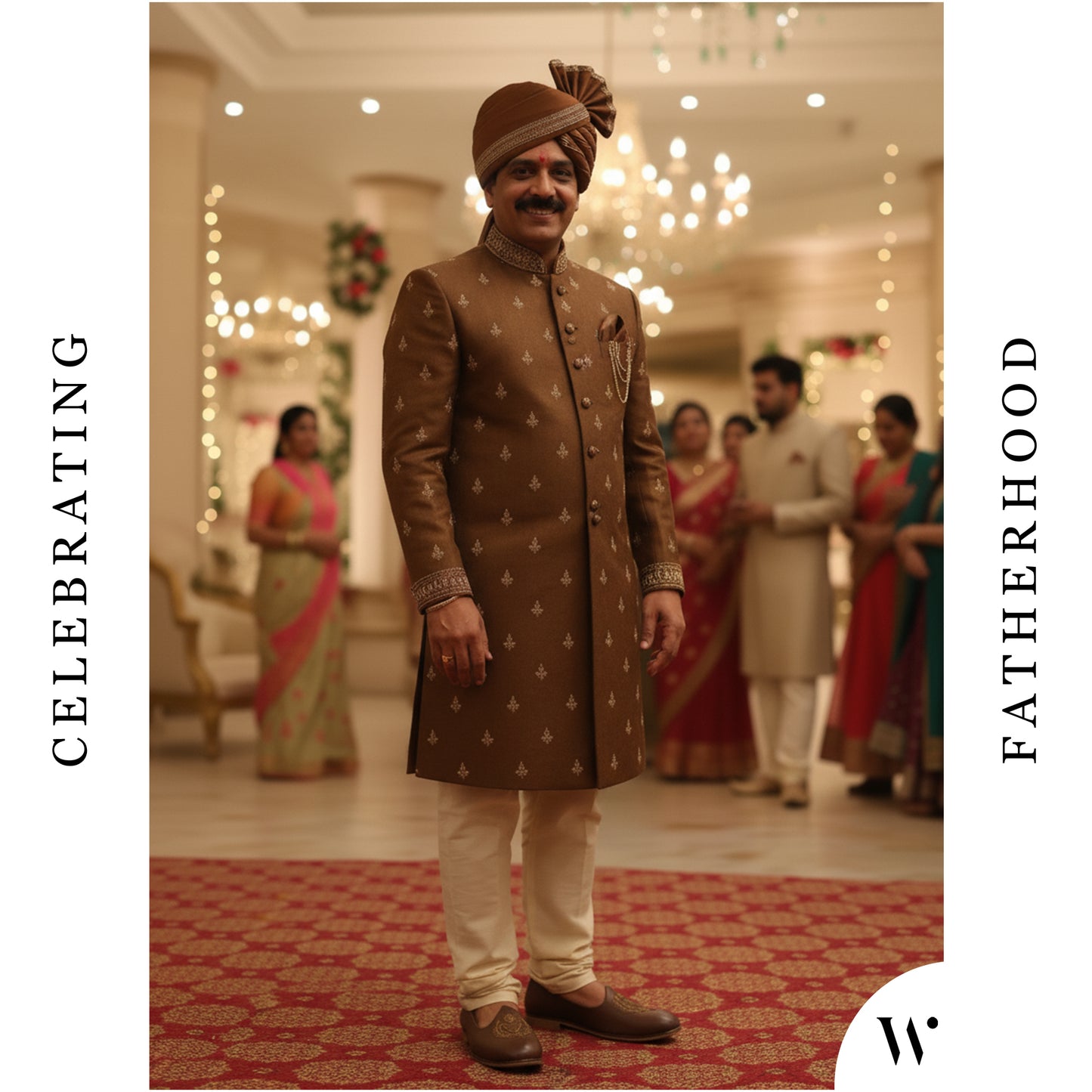 Brown Zarodozi Antique Handwork Mojadi for Men