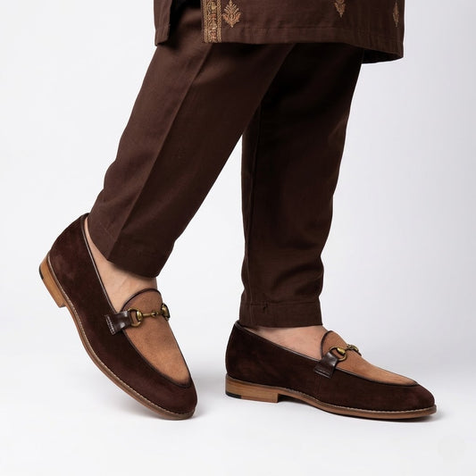 Tasquido Brown Velvet Satin