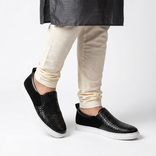Checkered Black Sneaker