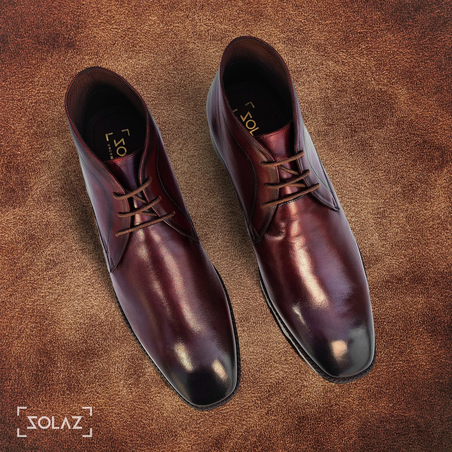 Premium Real Leather Solaz Chukka Boots for Men