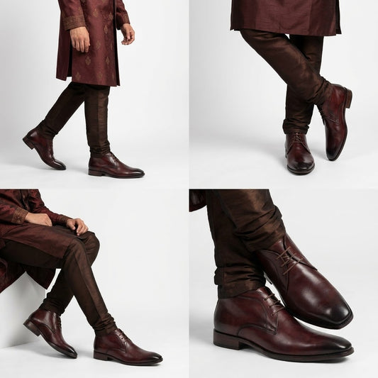 Premium Real Leather Solaz Chukka Boots for Men